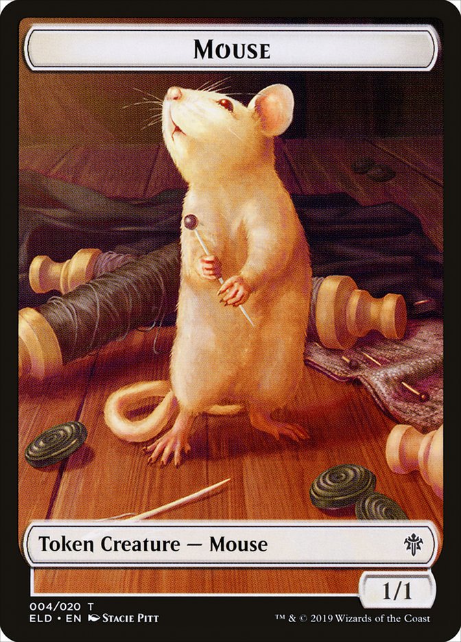 Mouse Token [Throne of Eldraine Tokens] MTG Single Magic: The Gathering | Red Claw Gaming