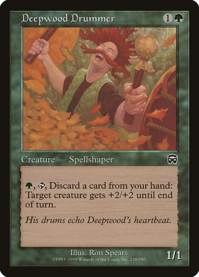 Deepwood Drummer [Mercadian Masques] MTG Single Magic: The Gathering | Red Claw Gaming