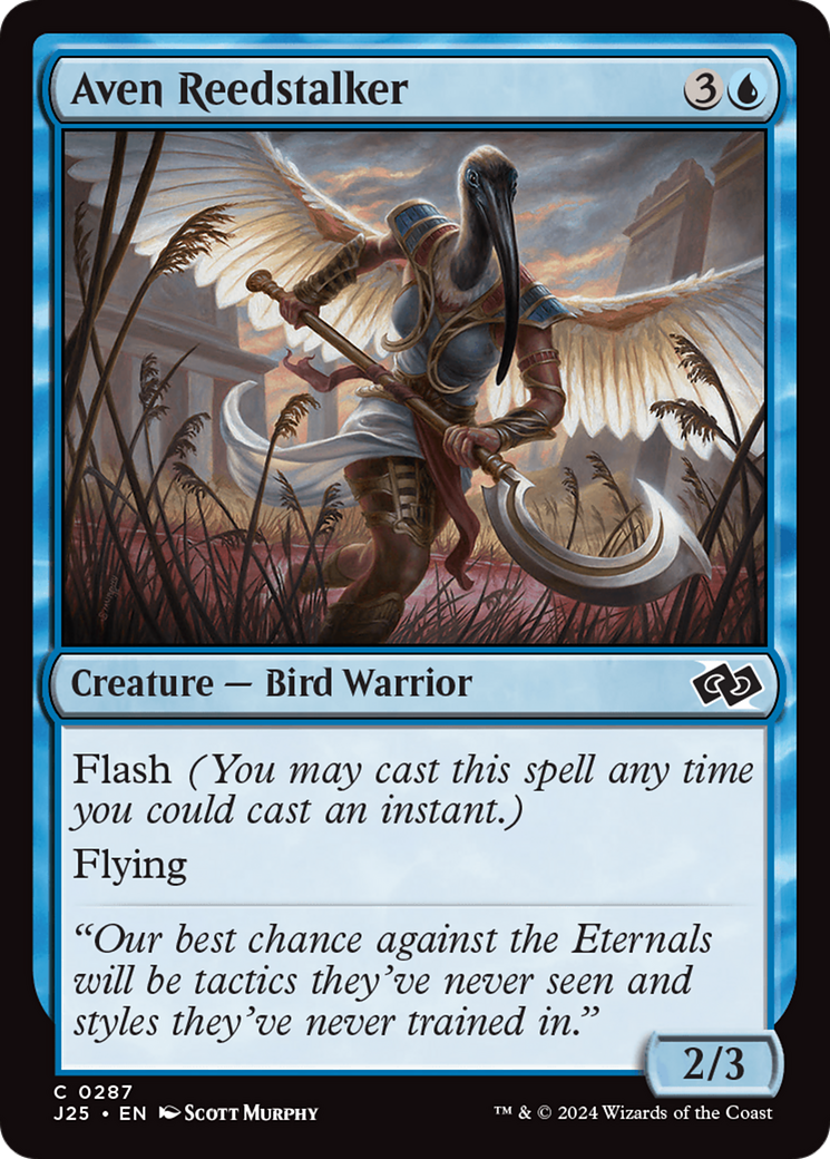 Aven Reedstalker [Foundations Jumpstart] MTG Single Magic: The Gathering | Red Claw Gaming