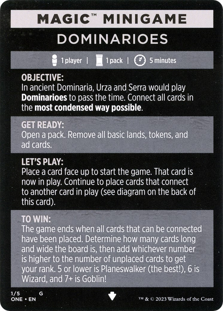 Dominarioes (Magic Minigame) [Phyrexia: All Will Be One Minigame] MTG Single Magic: The Gathering | Red Claw Gaming