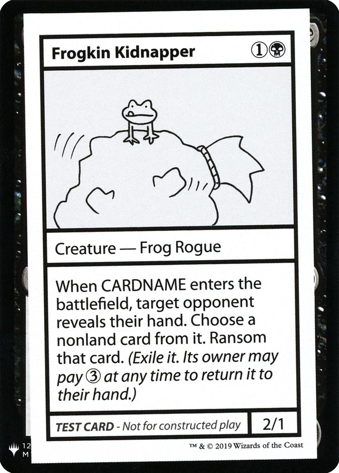 Frogkin Kidnapper [Mystery Booster Playtest Cards] MTG Single Magic: The Gathering | Red Claw Gaming