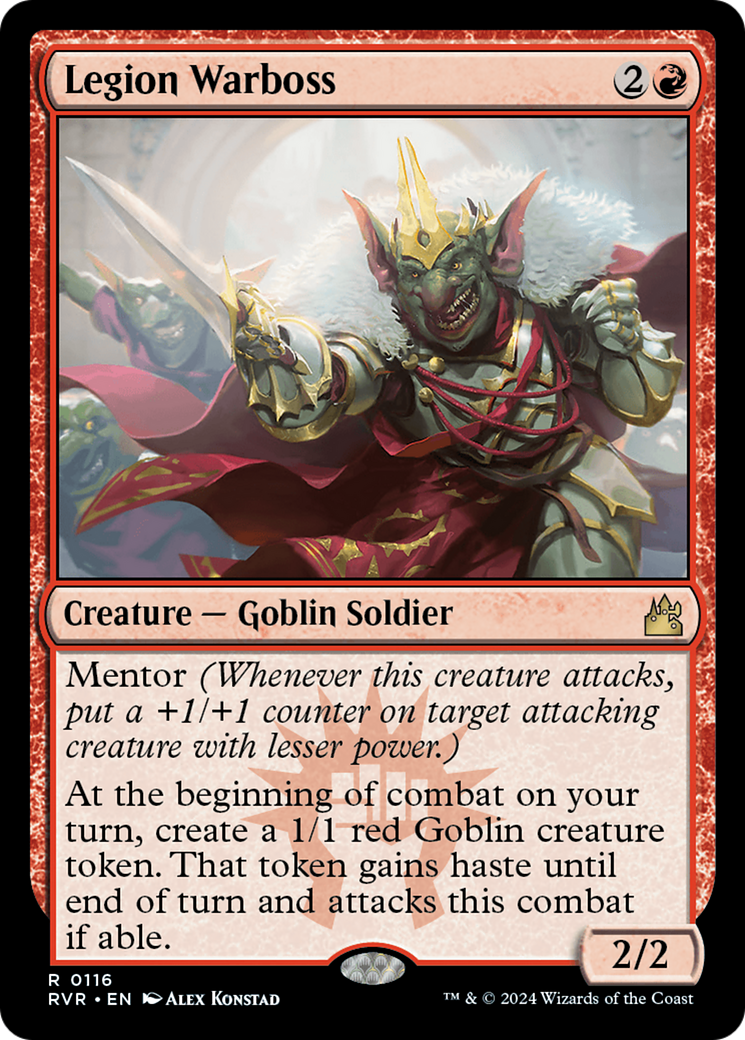 Legion Warboss [Ravnica Remastered] MTG Single Magic: The Gathering | Red Claw Gaming