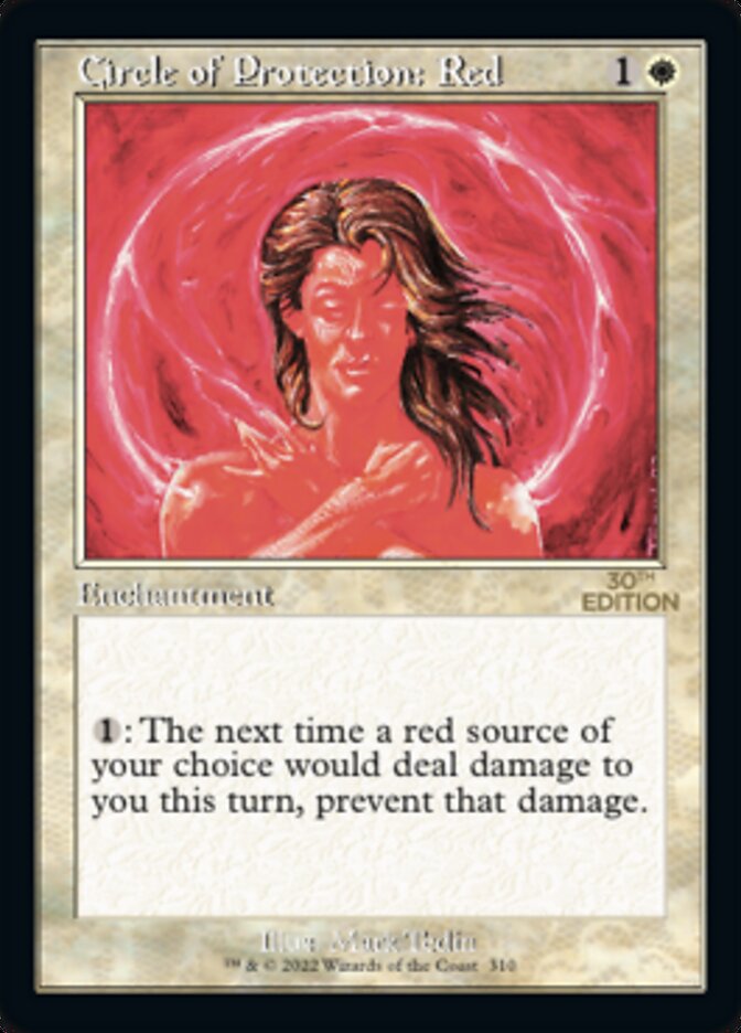 Circle of Protection: Red (Retro) [30th Anniversary Edition] MTG Single Magic: The Gathering | Red Claw Gaming