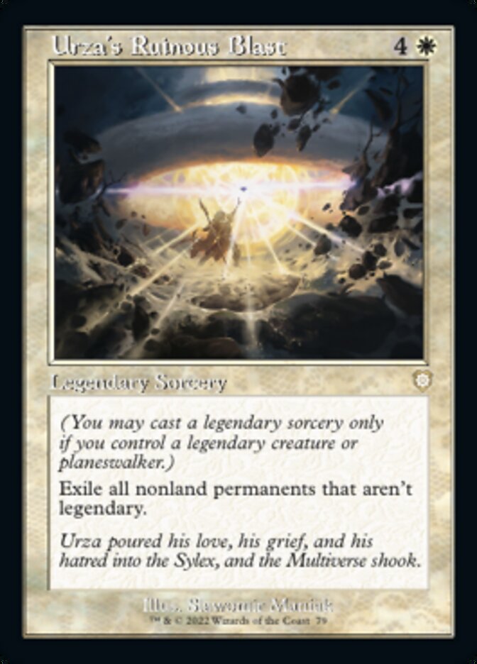 Urza's Ruinous Blast (Retro) [The Brothers' War Commander] MTG Single Magic: The Gathering | Red Claw Gaming