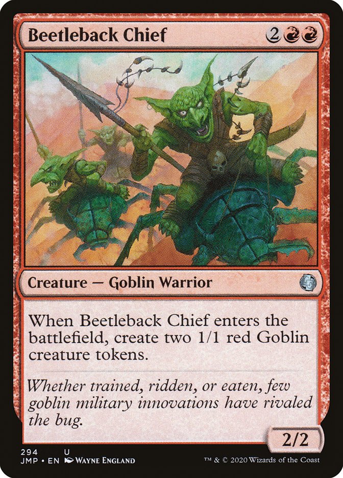 Beetleback Chief [Jumpstart] MTG Single Magic: The Gathering | Red Claw Gaming