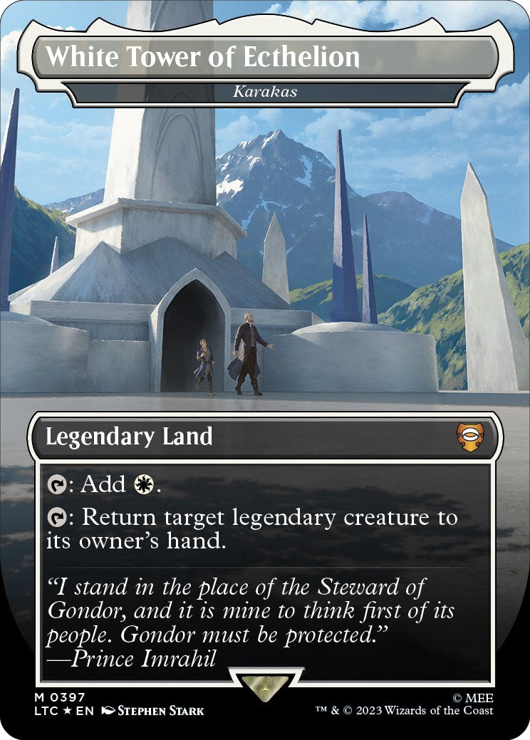 White Tower of Ecthelion - Karakas (Surge Foil Realms and Relics) [The Lord of the Rings: Tales of Middle-Earth Commander] MTG Single Magic: The Gathering | Red Claw Gaming