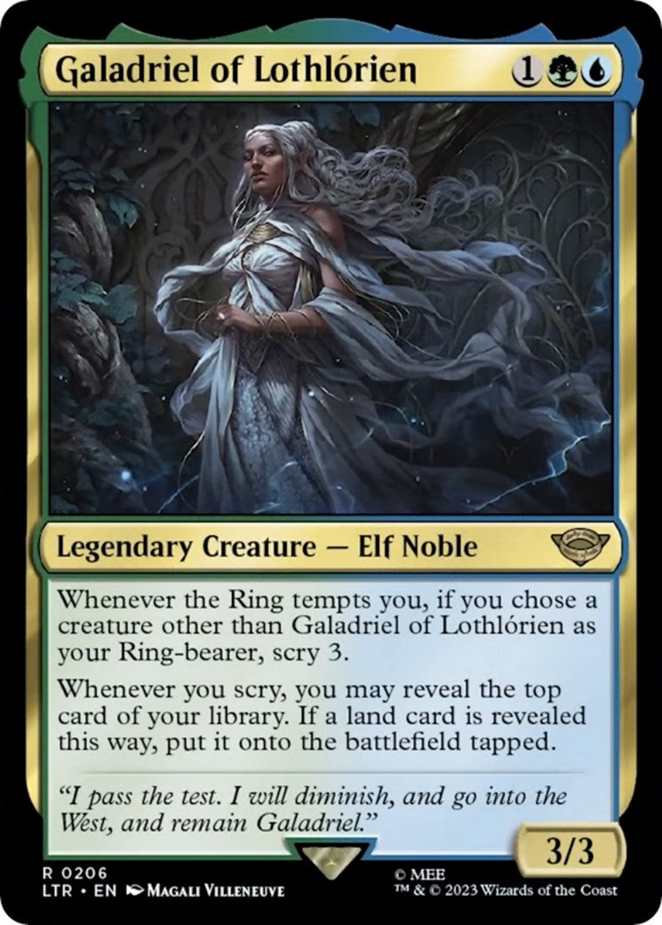 Galadriel of Lothlorien [The Lord of the Rings: Tales of Middle-Earth] MTG Single Magic: The Gathering | Red Claw Gaming