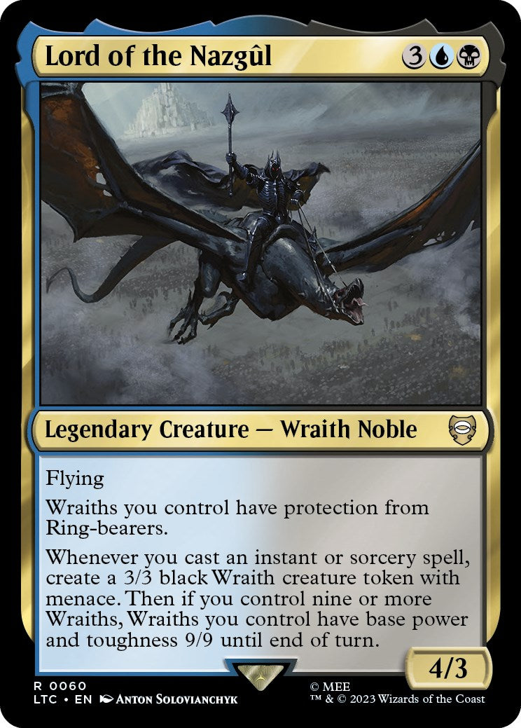 Lord of the Nazgul [The Lord of the Rings: Tales of Middle-Earth Commander] MTG Single Magic: The Gathering | Red Claw Gaming