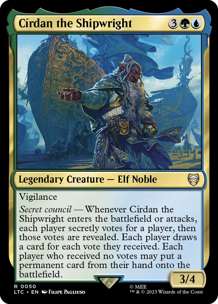 Cirdan the Shipwright [The Lord of the Rings: Tales of Middle-Earth Commander] MTG Single Magic: The Gathering | Red Claw Gaming