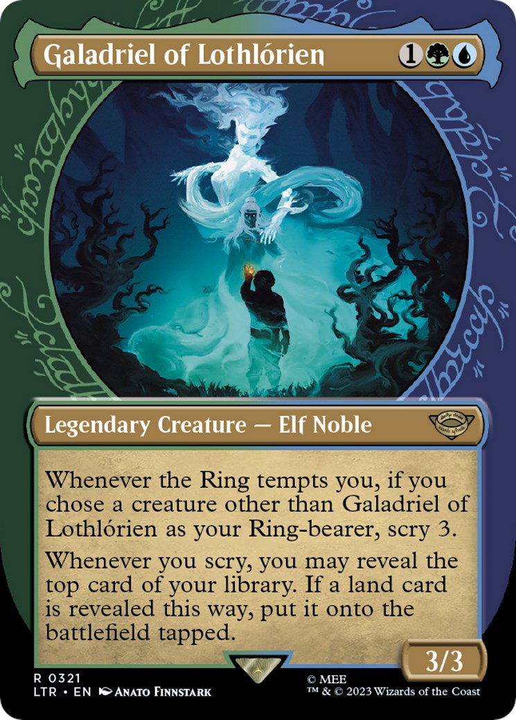 Galadriel of Lothlorien (Showcase Ring Frame) [The Lord of the Rings: Tales of Middle-Earth] MTG Single Magic: The Gathering | Red Claw Gaming
