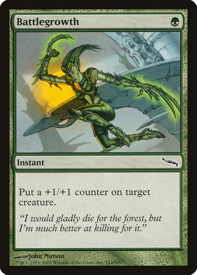 Battlegrowth [Mirrodin] MTG Single Magic: The Gathering | Red Claw Gaming