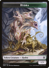 Angel Warrior // Hydra Double-Sided Token [Zendikar Rising Tokens] MTG Single Magic: The Gathering | Red Claw Gaming