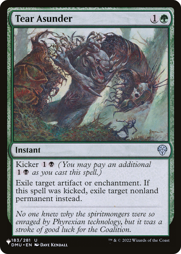Tear Asunder [The List] MTG Single Magic: The Gathering | Red Claw Gaming