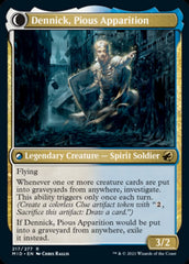 Dennick, Pious Apprentice // Dennick, Pious Apparition [Innistrad: Midnight Hunt] MTG Single Magic: The Gathering | Red Claw Gaming