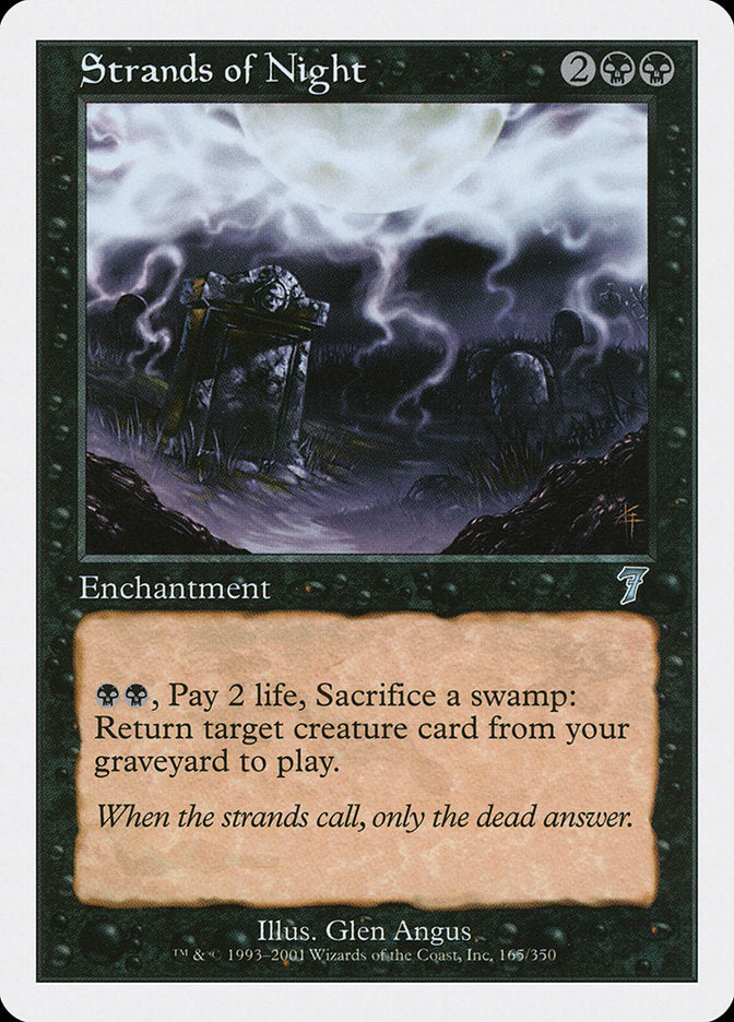 Strands of Night [Seventh Edition] MTG Single Magic: The Gathering | Red Claw Gaming