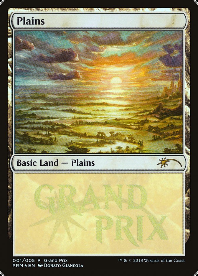 Plains (2018) [Grand Prix Promos] MTG Single Magic: The Gathering | Red Claw Gaming