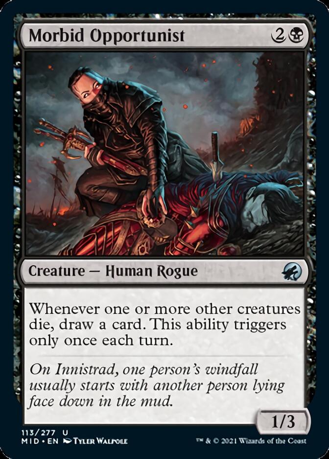 Morbid Opportunist [Innistrad: Midnight Hunt] MTG Single Magic: The Gathering | Red Claw Gaming