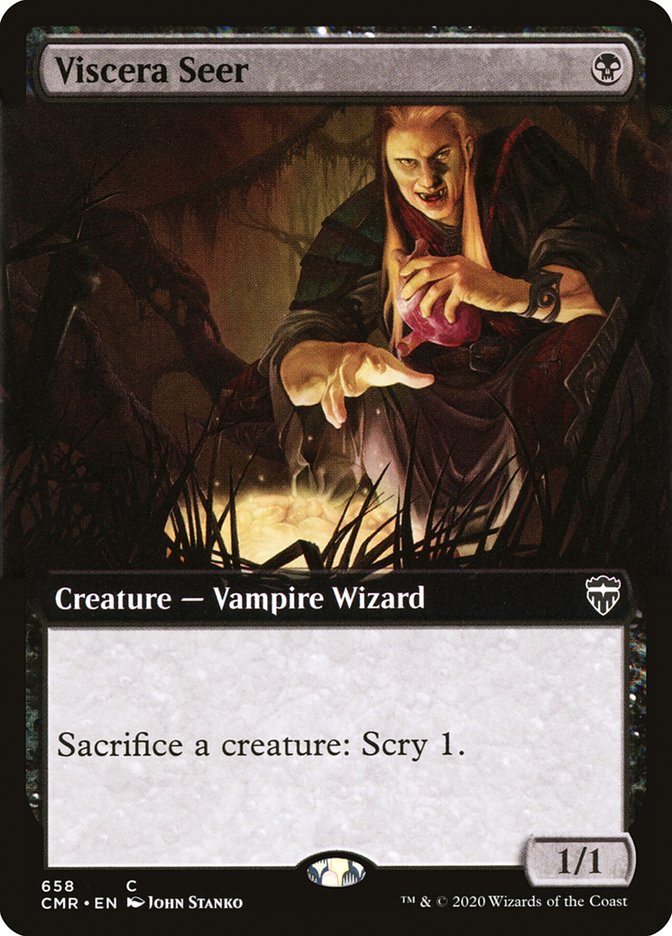 Viscera Seer (Extended Art) [Commander Legends] MTG Single Magic: The Gathering | Red Claw Gaming