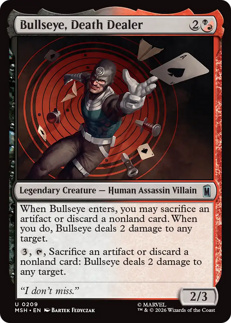 Bullseye, Death Dealer [Marvel Super Heroes] | Red Claw Gaming