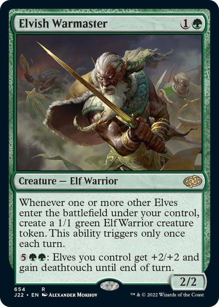 Elvish Warmaster [Jumpstart 2022] MTG Single Magic: The Gathering | Red Claw Gaming