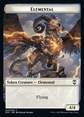 Clue // Elemental (005) Double-Sided Token [Streets of New Capenna Commander Tokens] MTG Single Magic: The Gathering | Red Claw Gaming