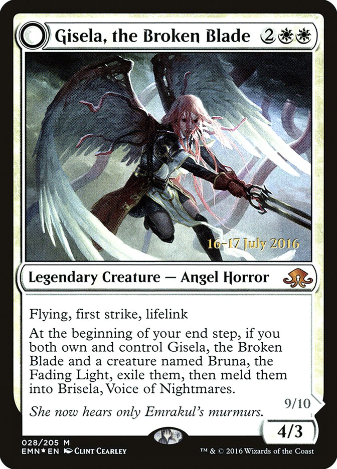 Gisela, the Broken Blade [Eldritch Moon Prerelease Promos] MTG Single Magic: The Gathering | Red Claw Gaming