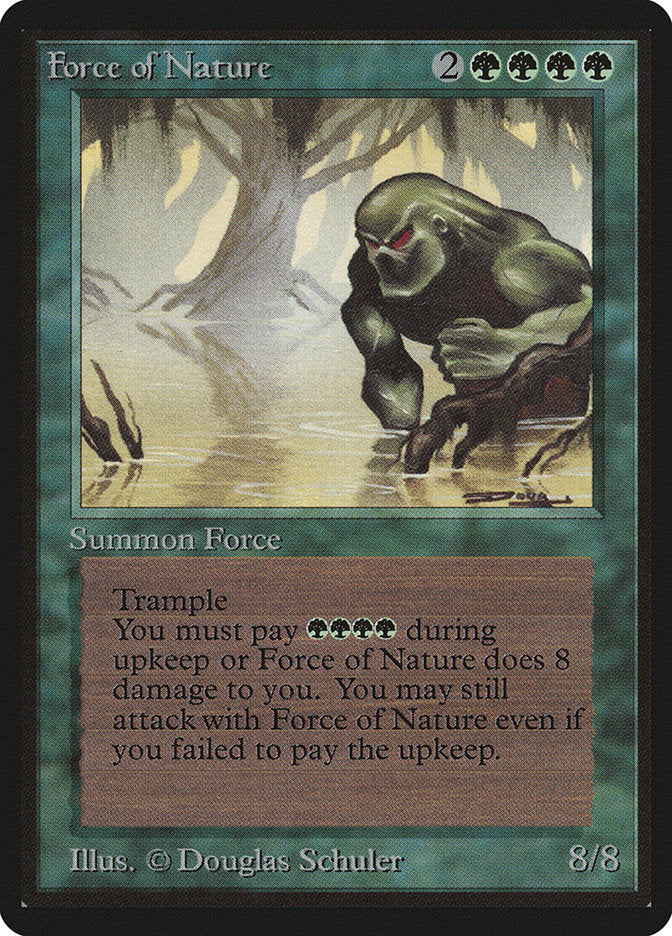 Force of Nature [Beta Edition] MTG Single Magic: The Gathering | Red Claw Gaming