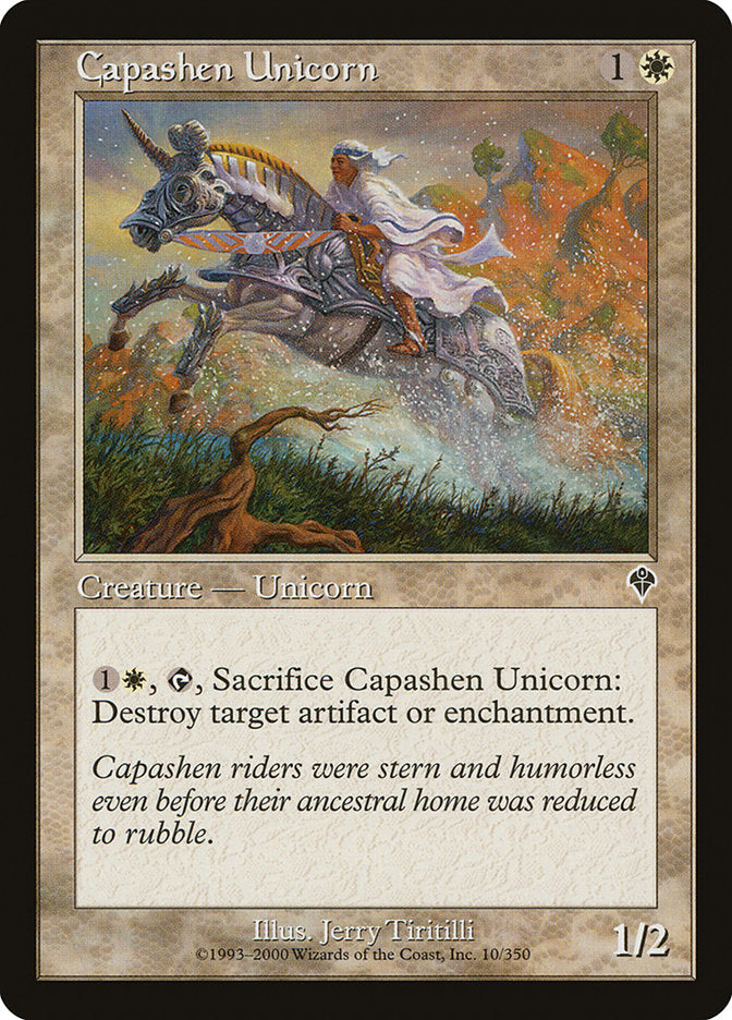 Capashen Unicorn [Invasion] MTG Single Magic: The Gathering | Red Claw Gaming