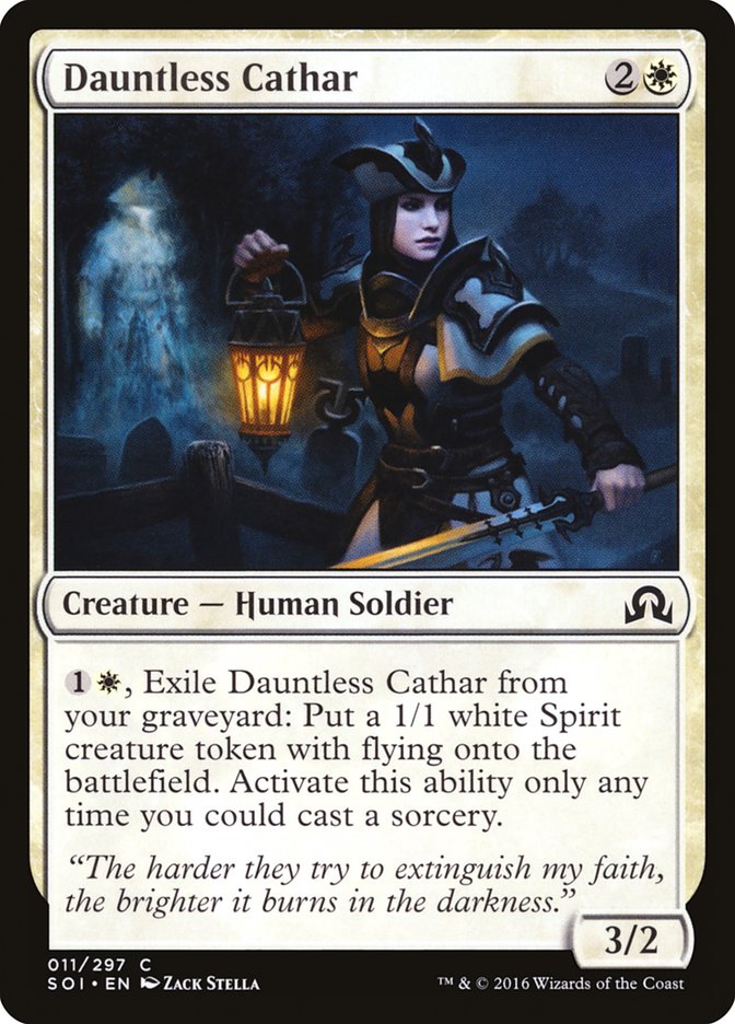 Dauntless Cathar [Shadows over Innistrad] MTG Single Magic: The Gathering | Red Claw Gaming