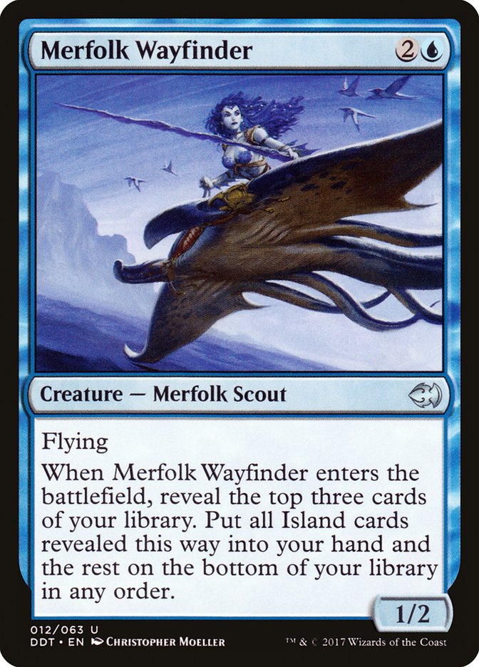 Merfolk Wayfinder [Duel Decks: Merfolk vs. Goblins] MTG Single Magic: The Gathering | Red Claw Gaming