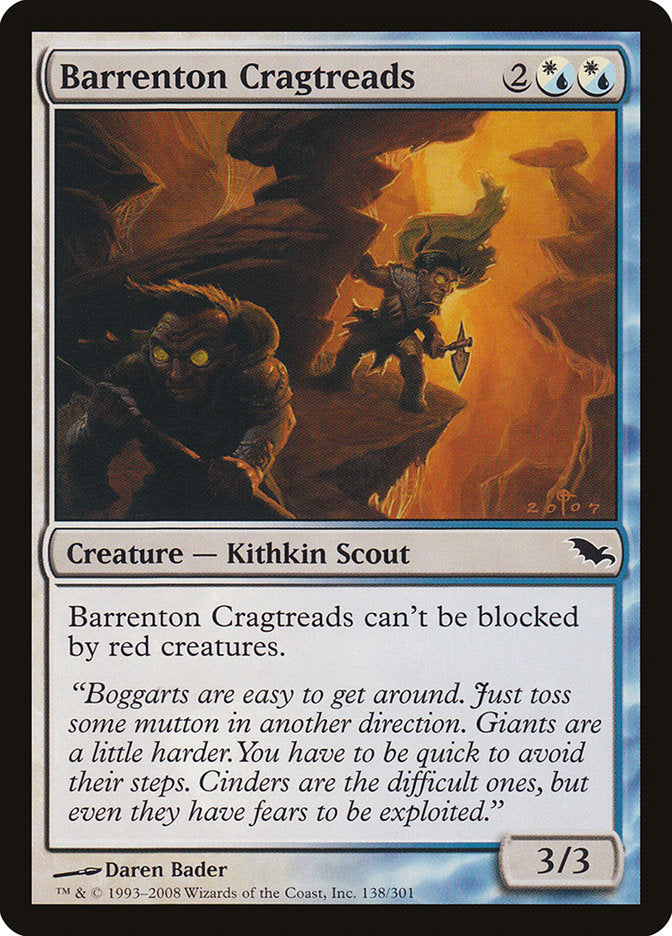 Barrenton Cragtreads [Shadowmoor] MTG Single Magic: The Gathering | Red Claw Gaming