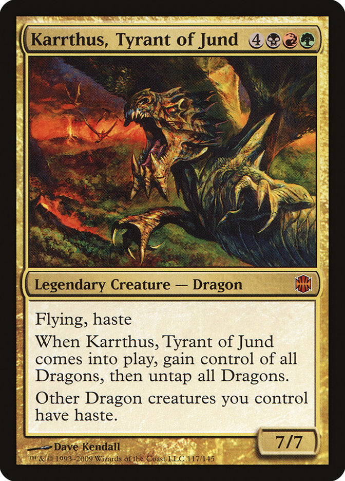 Karrthus, Tyrant of Jund [Alara Reborn] MTG Single Magic: The Gathering | Red Claw Gaming