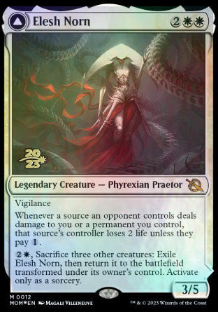 Elesh Norn // The Argent Etchings [March of the Machine Prerelease Promos] MTG Single Magic: The Gathering    | Red Claw Gaming