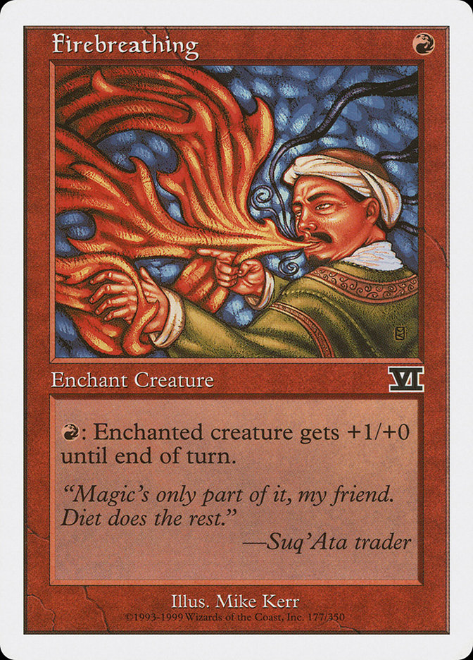 Firebreathing [Classic Sixth Edition] MTG Single Magic: The Gathering | Red Claw Gaming