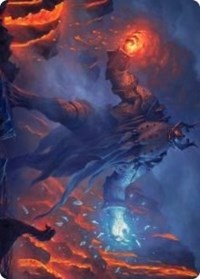 Aegar, the Freezing Flame Art Card [Kaldheim Art Series] MTG Single Magic: The Gathering | Red Claw Gaming
