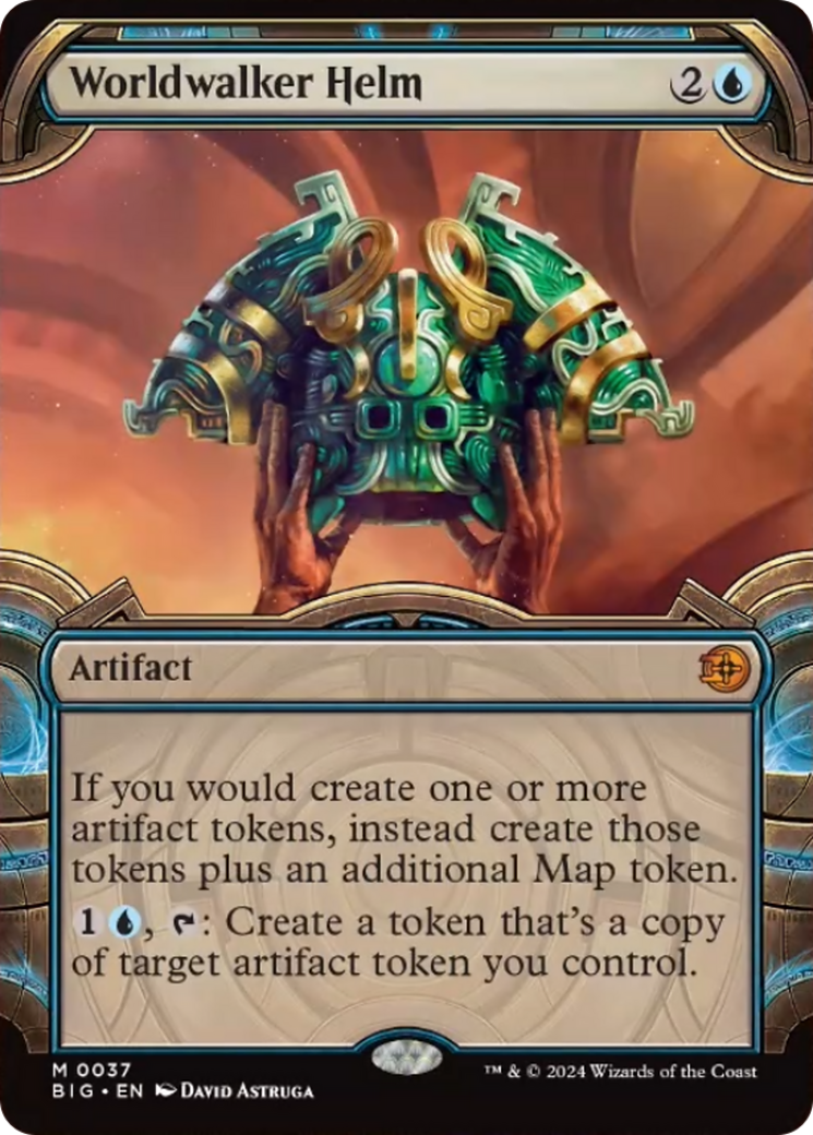 Worldwalker Helm (Showcase) [Outlaws of Thunder Junction: The Big Score] MTG Single Magic: The Gathering    | Red Claw Gaming