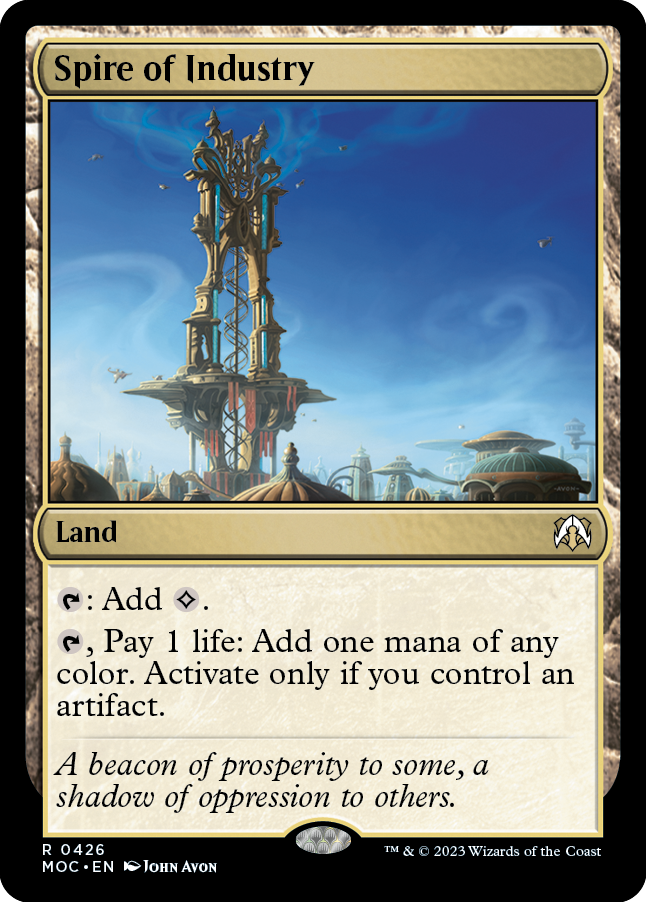Spire of Industry [March of the Machine Commander] MTG Single Magic: The Gathering | Red Claw Gaming