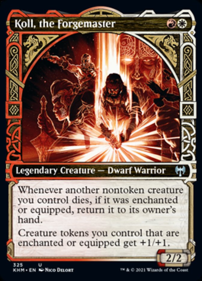 Koll, the Forgemaster (Showcase) [Kaldheim] MTG Single Magic: The Gathering | Red Claw Gaming