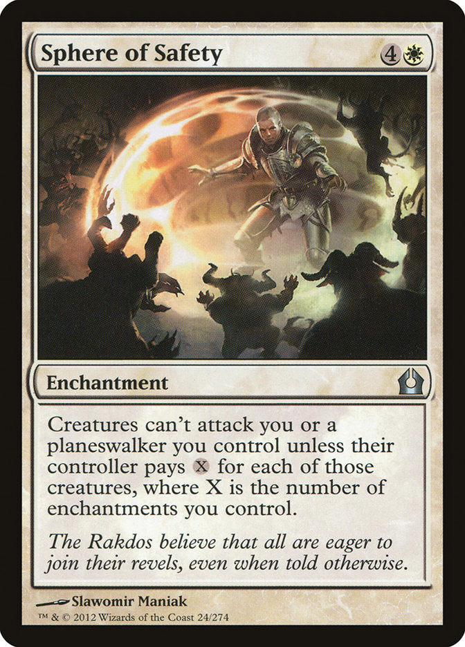 Sphere of Safety [Return to Ravnica] MTG Single Magic: The Gathering | Red Claw Gaming