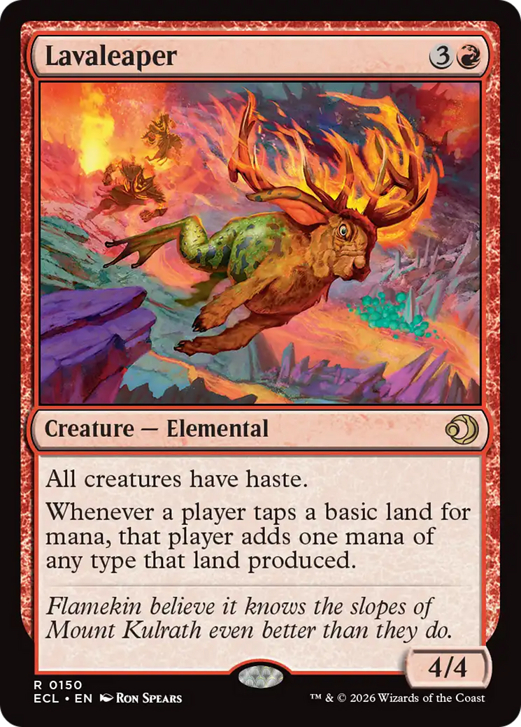 Lavaleaper [Lorwyn Eclipsed] MTG Single Magic: The Gathering | Red Claw Gaming