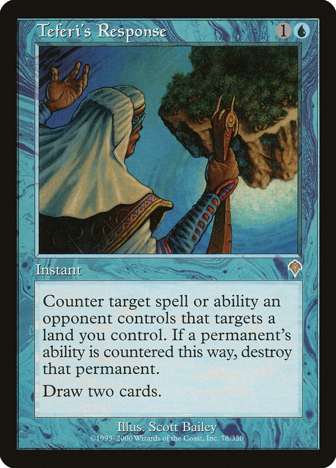 Teferi's Response [Invasion] MTG Single Magic: The Gathering | Red Claw Gaming