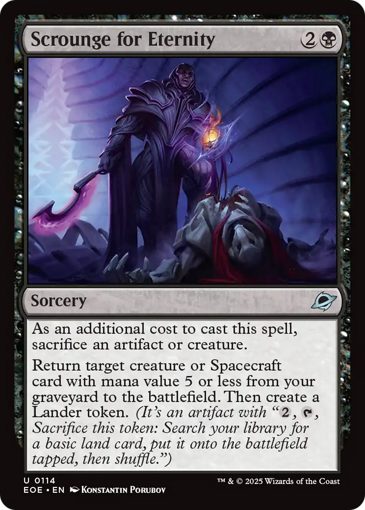 Scrounge for Eternity [Edge of Eternities] MTG Single Magic: The Gathering | Red Claw Gaming