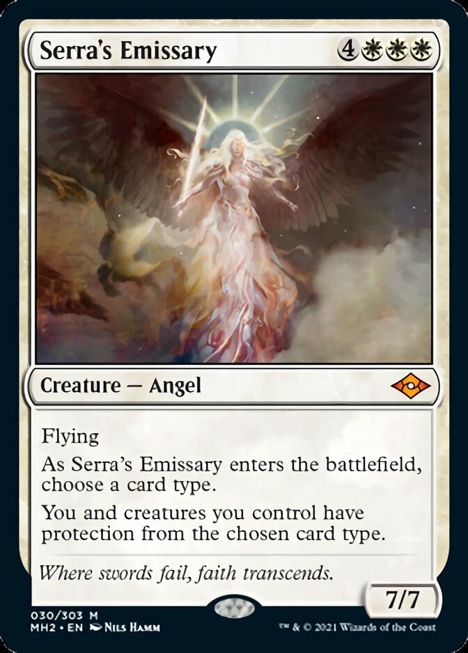 Serra's Emissary [Modern Horizons 2] MTG Single Magic: The Gathering | Red Claw Gaming