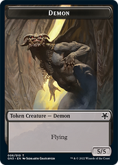 Bird Illusion // Demon Double-Sided Token [Game Night: Free-for-All Tokens] MTG Single Magic: The Gathering | Red Claw Gaming