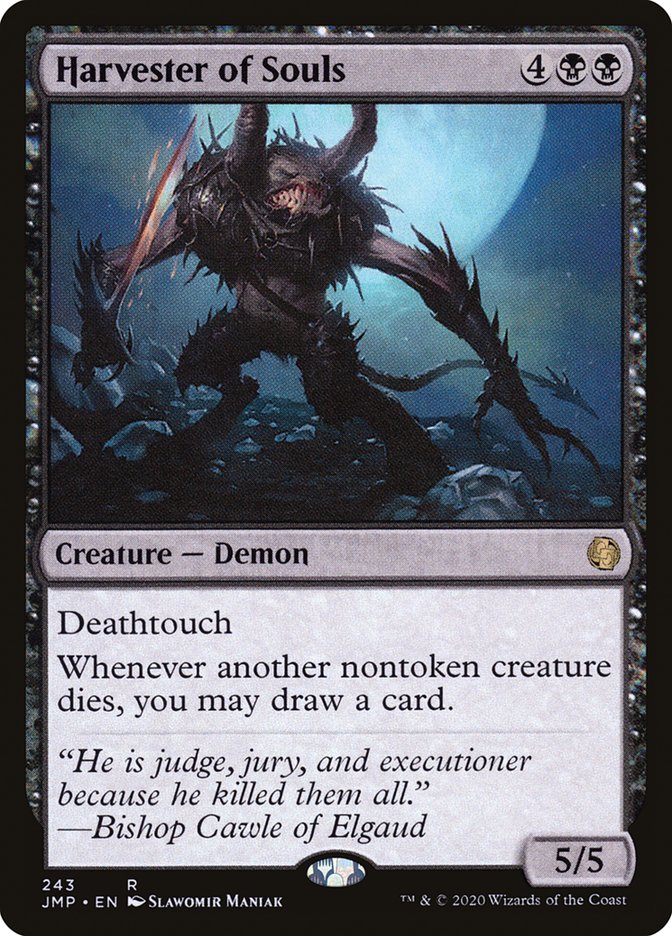 Harvester of Souls [Jumpstart] MTG Single Magic: The Gathering | Red Claw Gaming