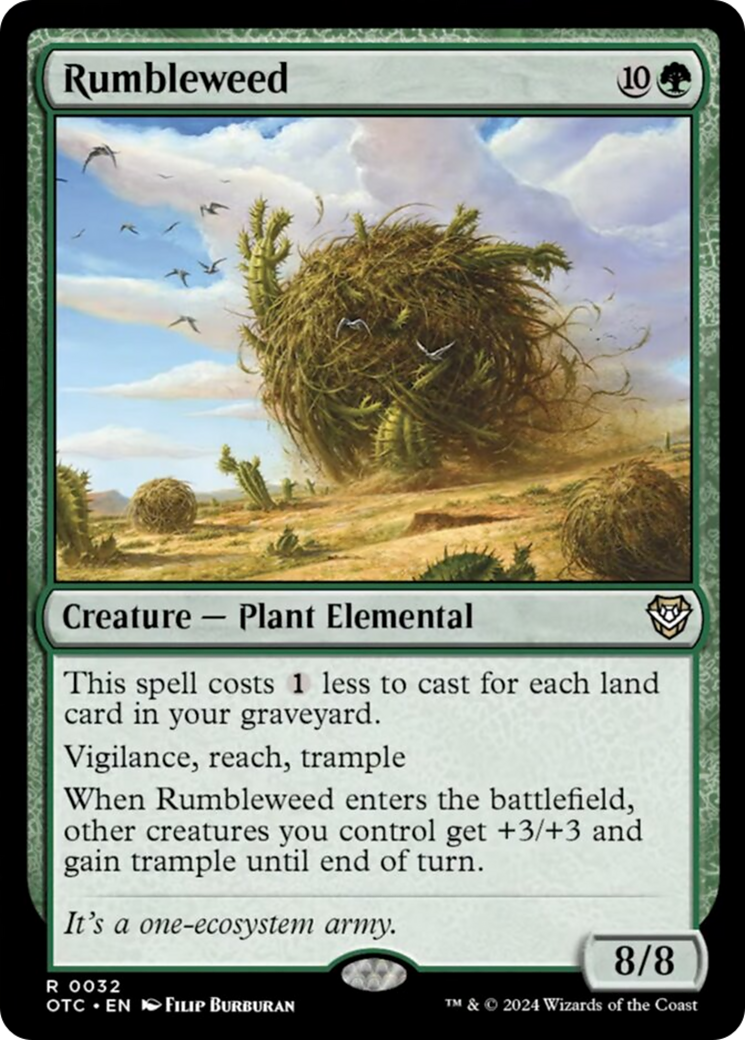 Rumbleweed [Outlaws of Thunder Junction Commander] MTG Single Magic: The Gathering | Red Claw Gaming