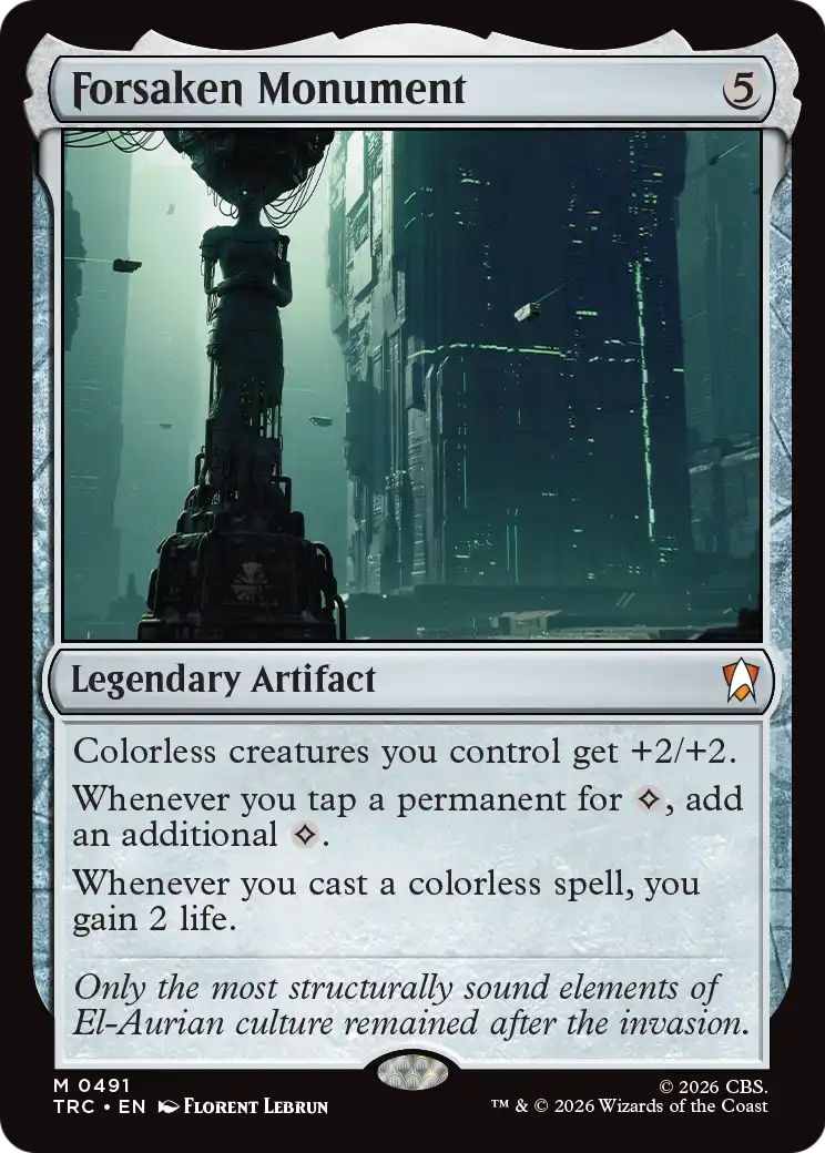 Forsaken Monument (Surge Foil) [Star Trek Commander] | Red Claw Gaming