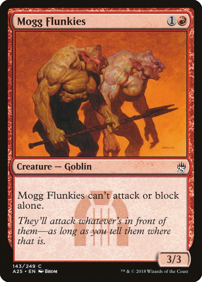 Mogg Flunkies [Masters 25] MTG Single Magic: The Gathering | Red Claw Gaming