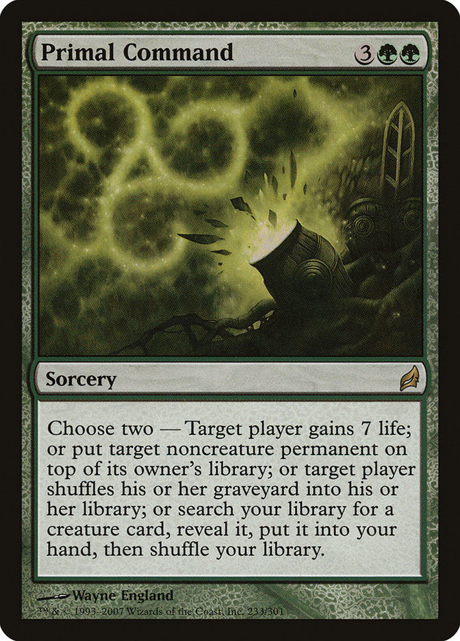 Primal Command [Lorwyn] MTG Single Magic: The Gathering | Red Claw Gaming