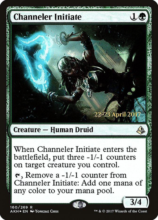 Channeler Initiate [Amonkhet Prerelease Promos] MTG Single Magic: The Gathering | Red Claw Gaming